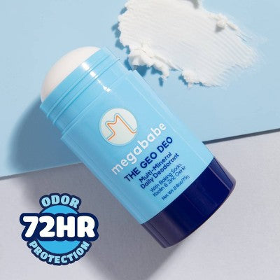 Megababe The Geo Deo Multi-Mineral Daily Solid Deodorant 2.6oz - New by This is Beauty US