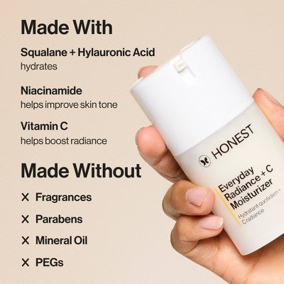 Honest Beauty Everyday Radiance + C Moisturizer with Vitamin C 1.7 fl oz - Imperfect Box by This is Beauty US