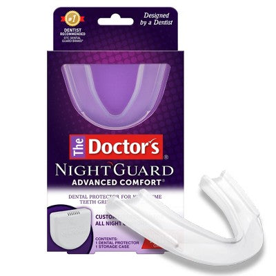 The Doctors Advanced Comfort Night Guard for Nighttime Teeth Grinding 1ct Guard with Storage Case - Imperfect Box by This is Beauty US