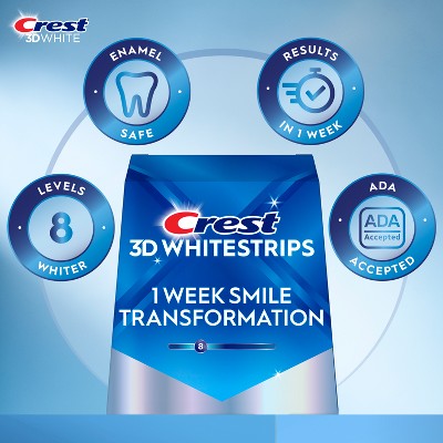 Crest 3D Whitestrips At-home Teeth Whitening Kit - Imperfect Box by This is Beauty US