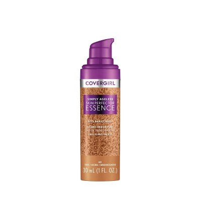 COVERGIRL Simply Ageless Skin Perfector Essence Foundation 60 Tan 1 fl oz - New by This is Beauty US