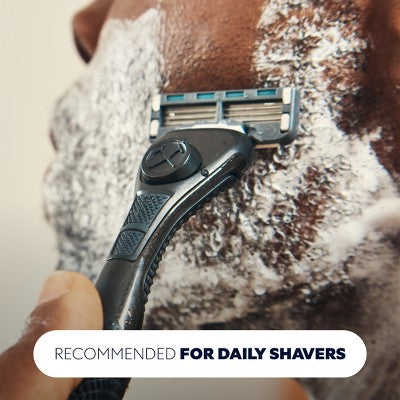Dollar Shave Club 6-Blade Razor Refill Compatible with 4 and 6 Blade Handles 4ct Trial Size - Imperfect Box by This is Beauty US
