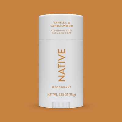 Native Solid Deodorant Vanilla & Sandalwood 2.65oz - Imperfect Container