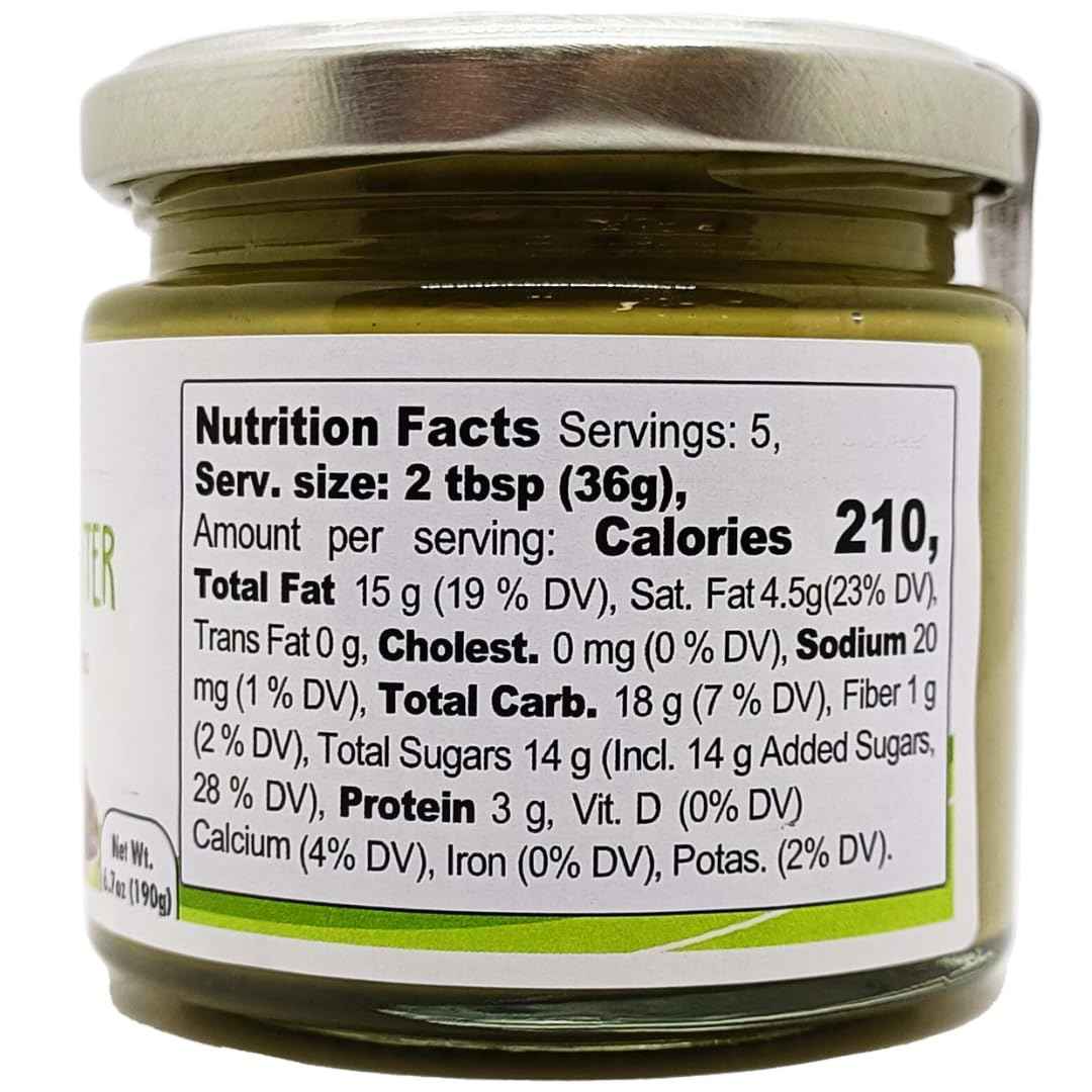 Gusto Etna Pistachio Cream Butter 190g (6.7 oz) – 28% Pistachio, Made in Sicily, Italian Pistachio Spread for Gelato, Pastry & Dessert
