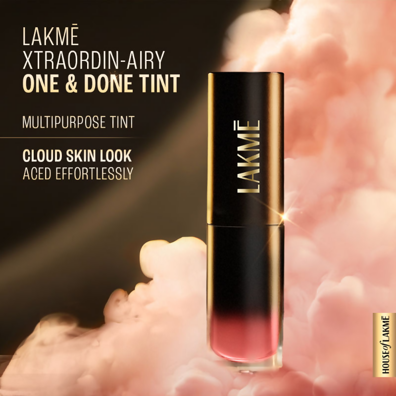 Lakme Xtraordin-Airy One-And-Done Lip, Eye & Cheek Tint - Candy Floss