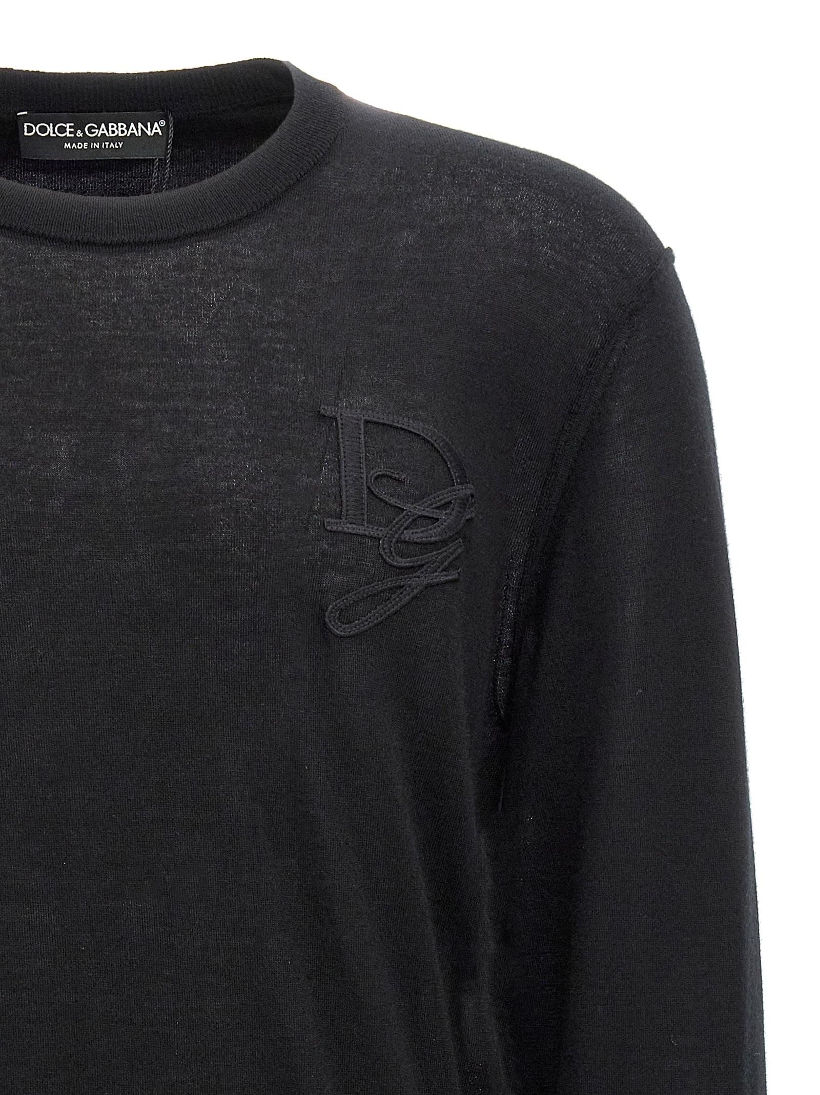 Dolce & Gabbana Men Logo Embroidery Sweater DestGlow