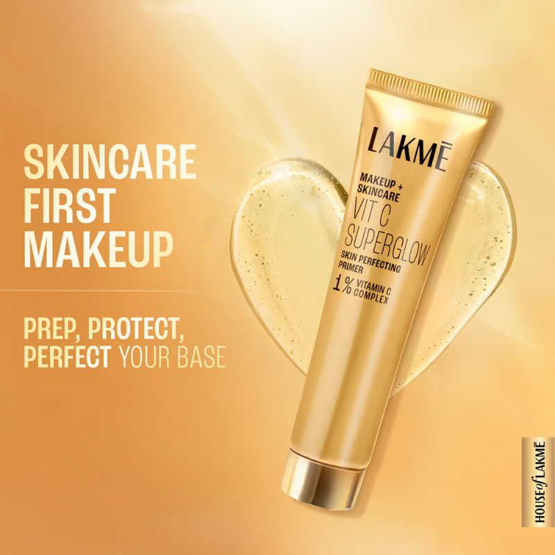 Lakme Vitamin C Superglow Skin Perfecting Primer with 1 % Vit C