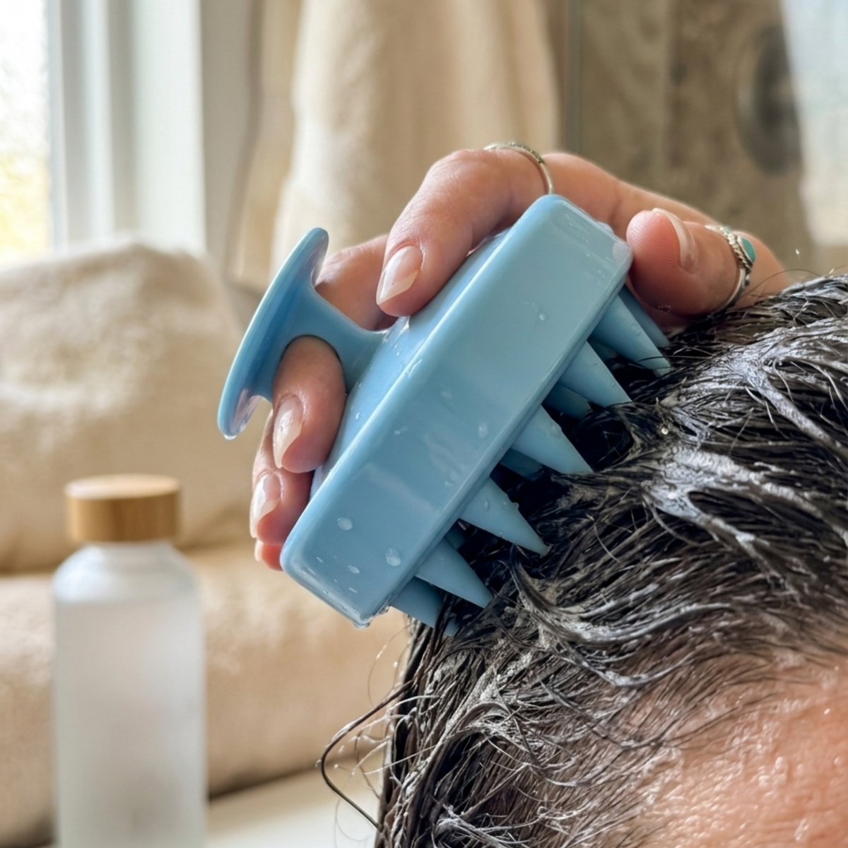 2-Pack Scalp Scrubber & Hair Growth Massager DestGlow