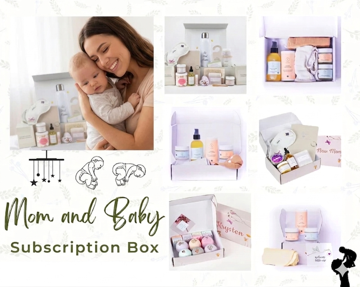 One year - SUBSCRIPTION BOXES for NEW MOM and BABY - Will be shipped every 3 months by Lizush