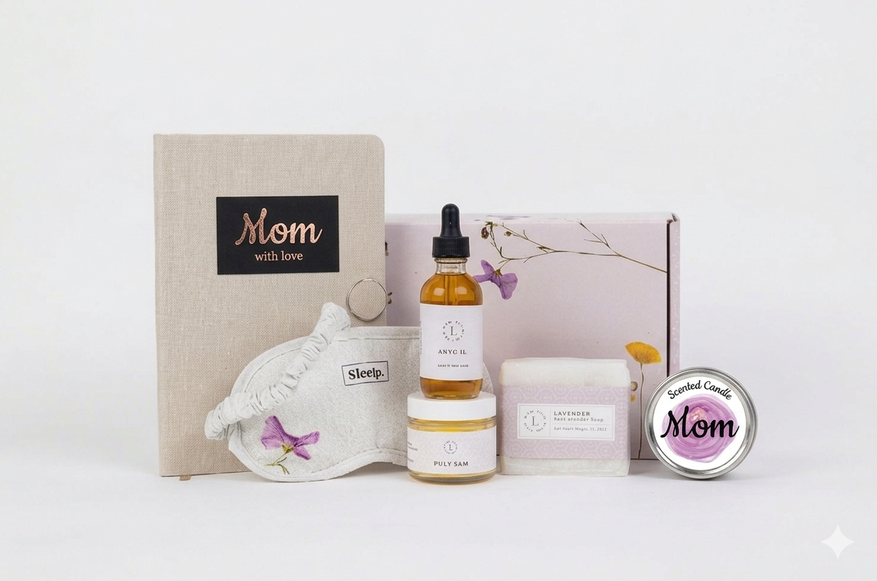 Pampering Mother’s Day Gift Box – Handmade Natural Skincare & Spa Kit