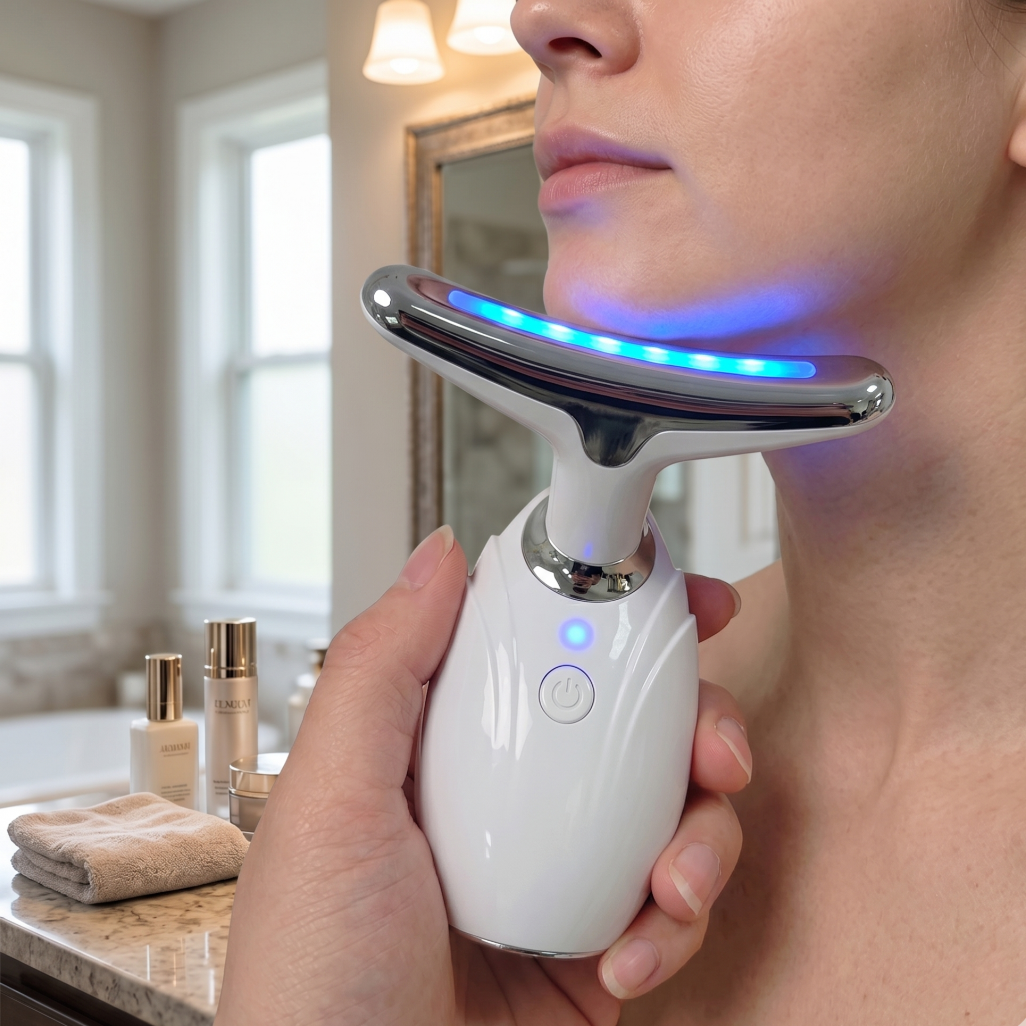 Neck & Face Lifting LED Therapy Device DestGlow