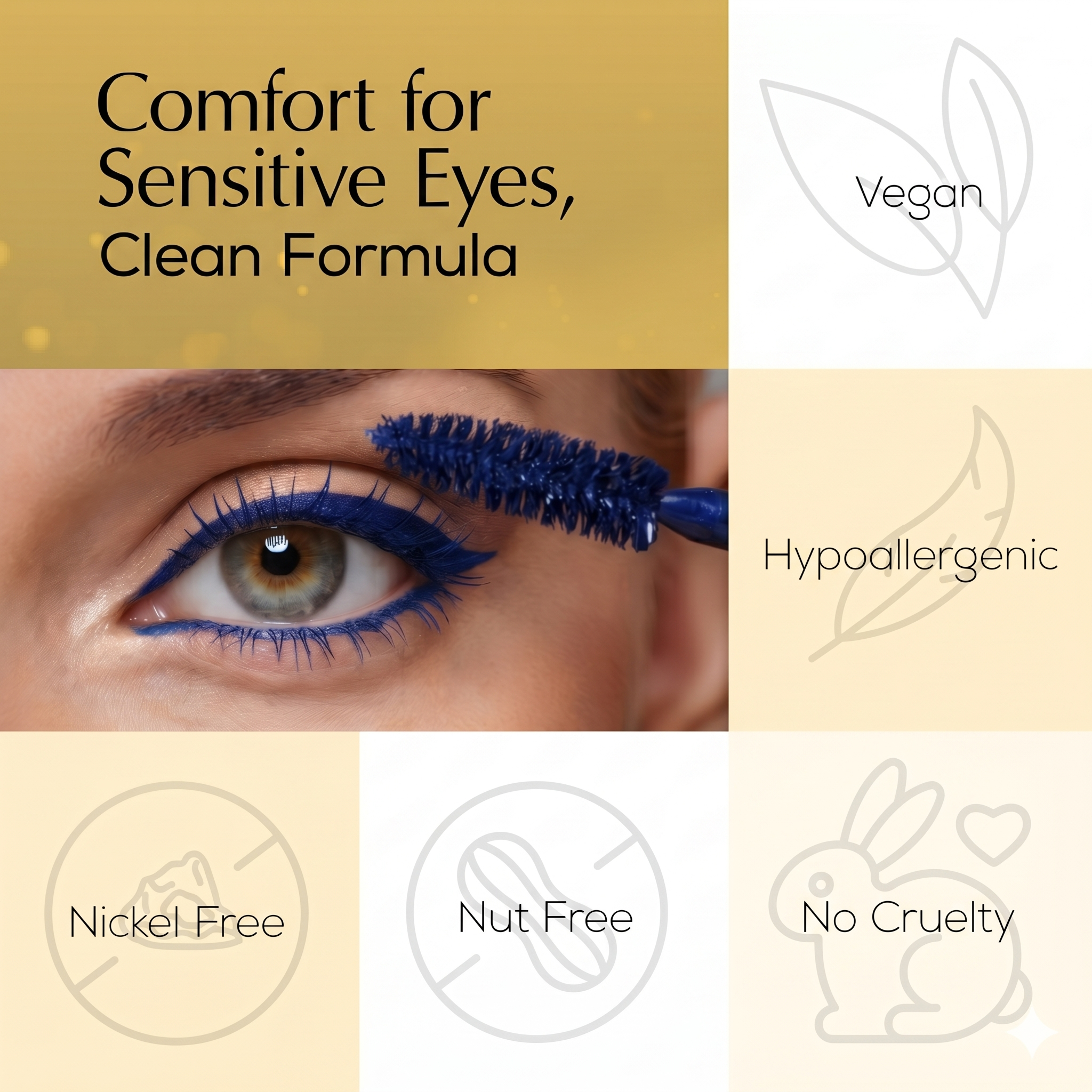 Mega Volume Vegan Mascara – Smudge-Proof with Handmade Diamond Case by EpiLynx