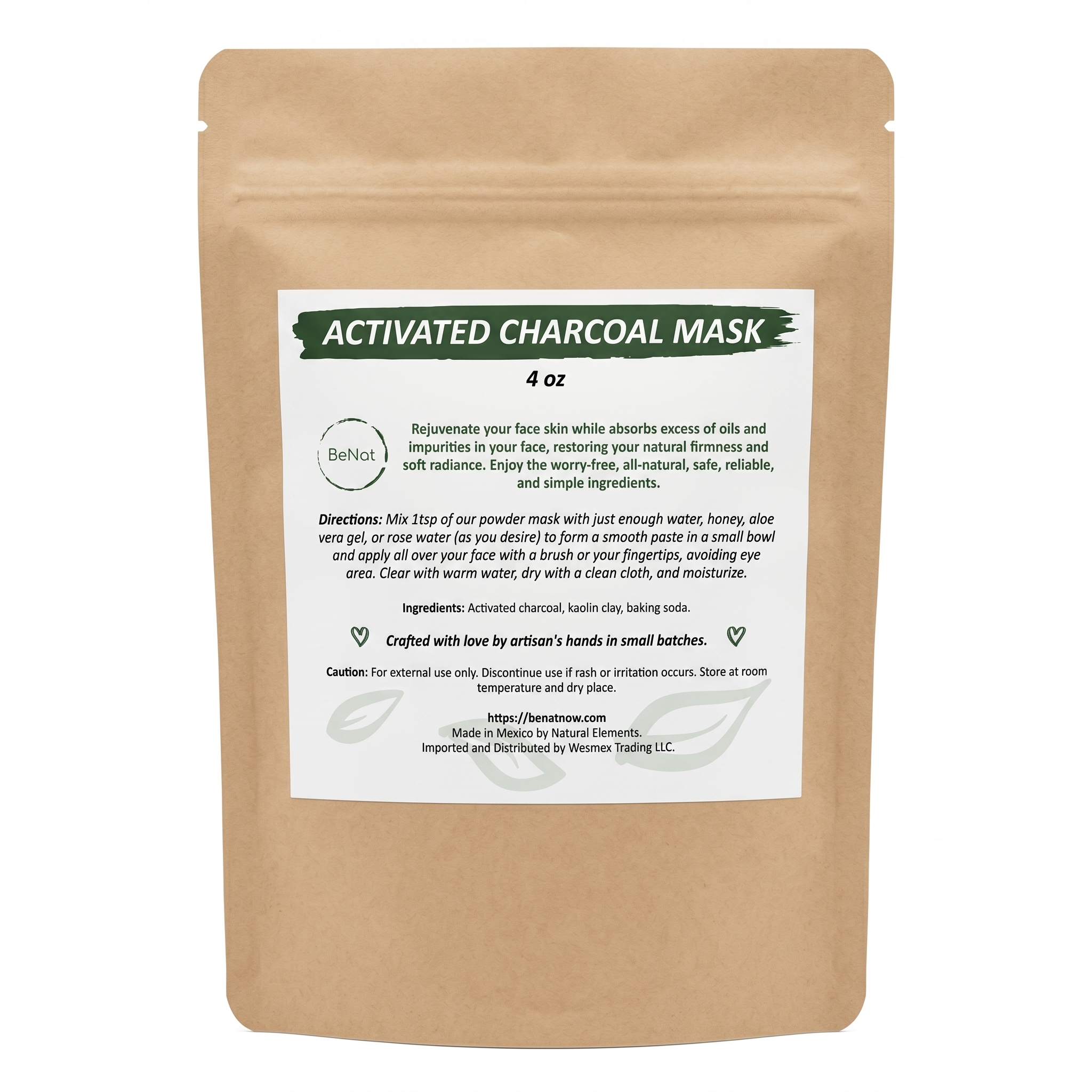 Activated Charcoal Mask