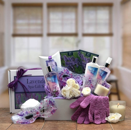 Lavender Sky Spa Gift Box - Luxury Bath & Body Set with Shea Butter | Paraben-Free