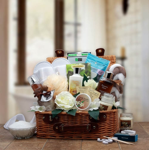 Vanilla Spa Gift Basket for Women - Luxury Relaxation Hamper
