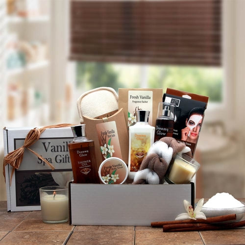 Vanilla Spa Gift Box - Luxury Bath & Body Set for Women | Handcrafted