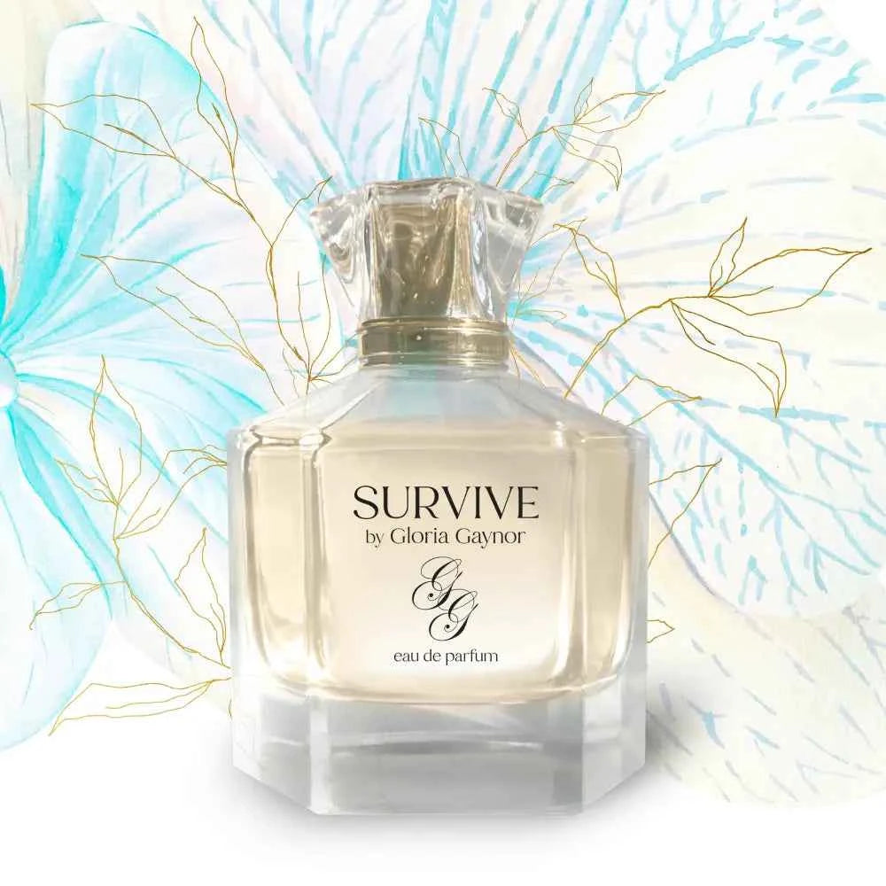 SURVIVE eau de parfum by Gloria Gaynor and Flowering Pharmacy by Best Clean Beauty