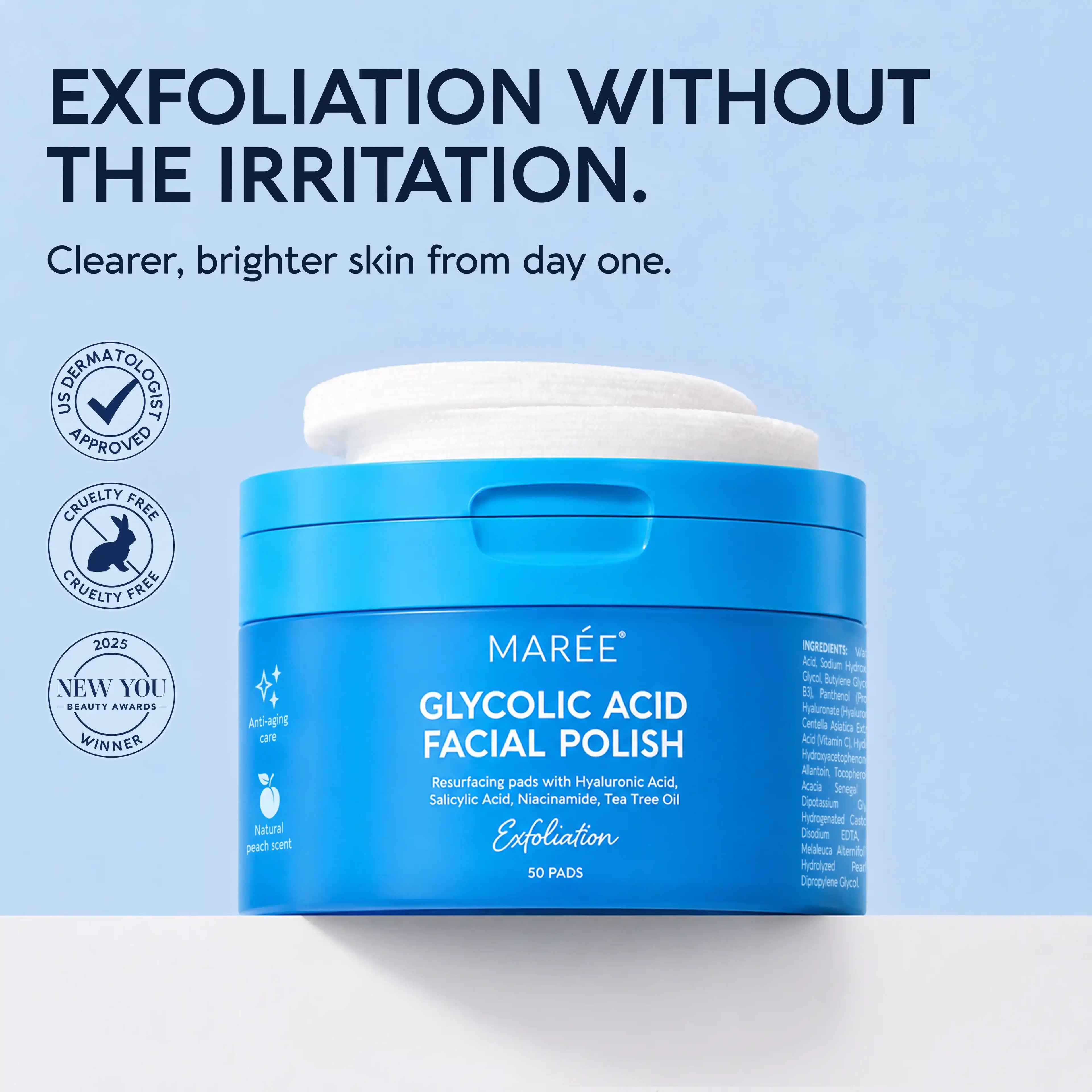 Glycolic Acid Exfoliating Pads - DestGlow