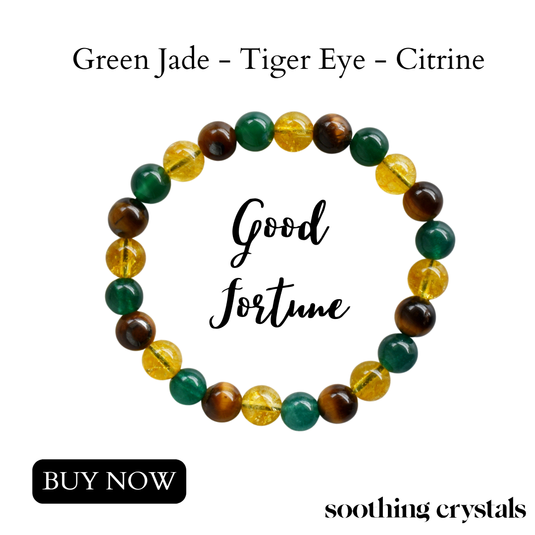 Harbouring GOOD FORTUNE Crystal Bracelet (Wisdom and Luck) DestGlow