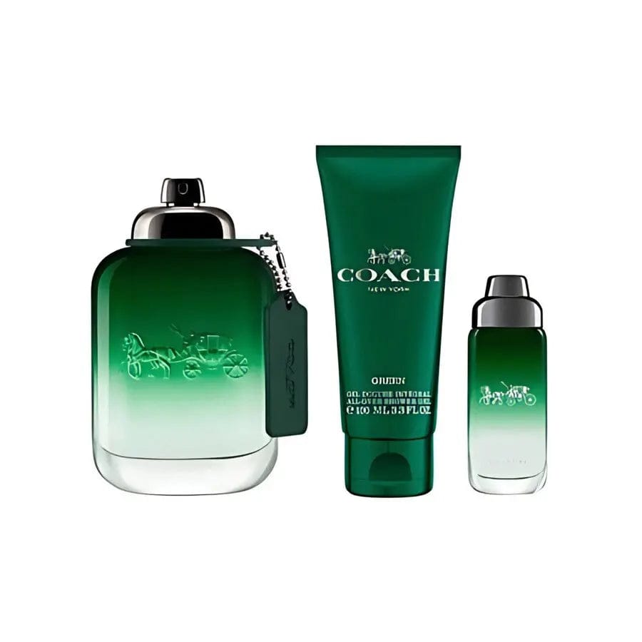 Green By Coach For Men 3Pcs Set EDT Spray by perfumesandrea