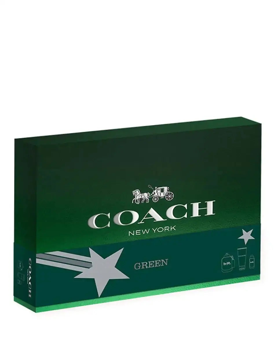Green By Coach For Men 3Pcs Set EDT Spray by perfumesandrea