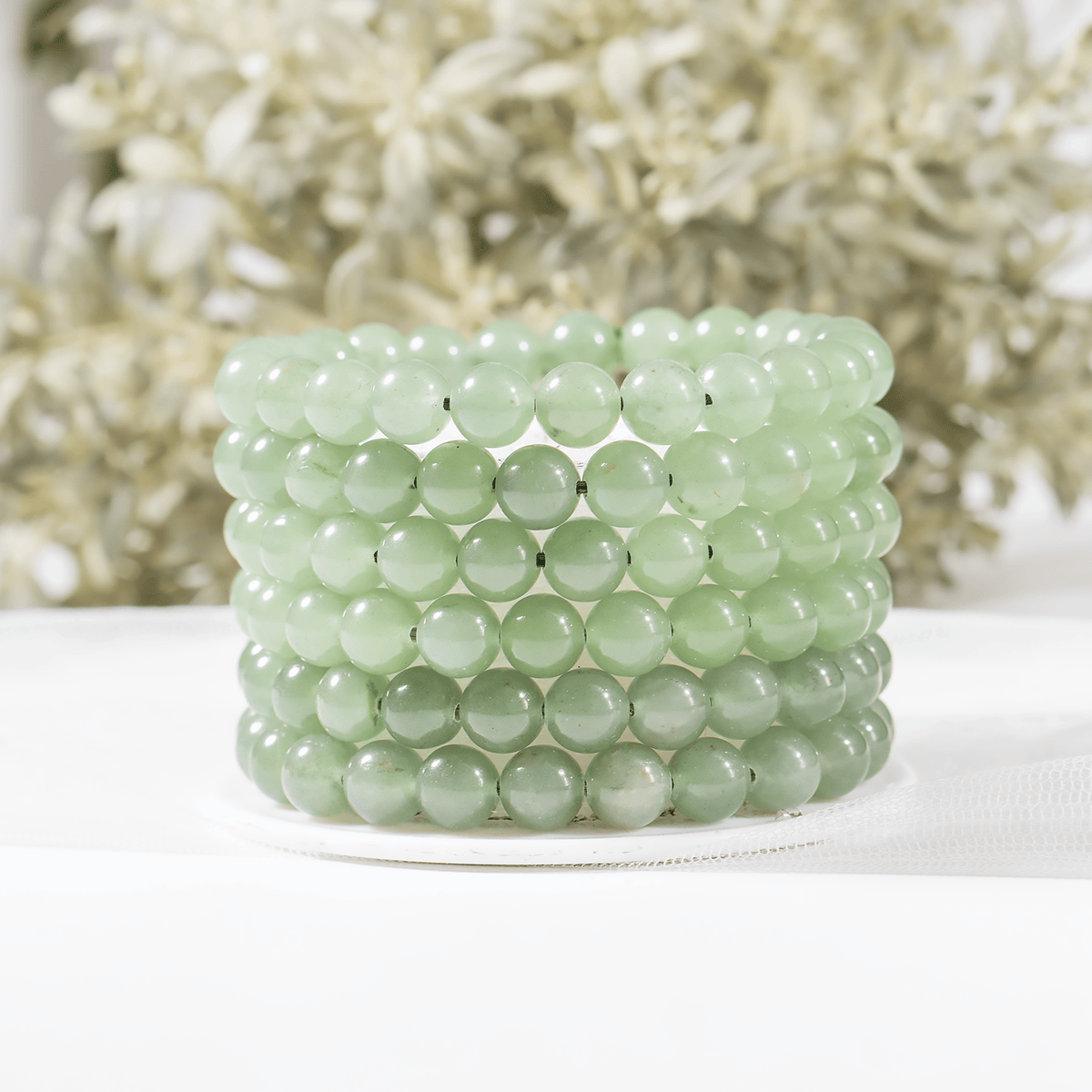 Green Aventurine Bracelet (Emotional Understanding and Attraction) DestGlow