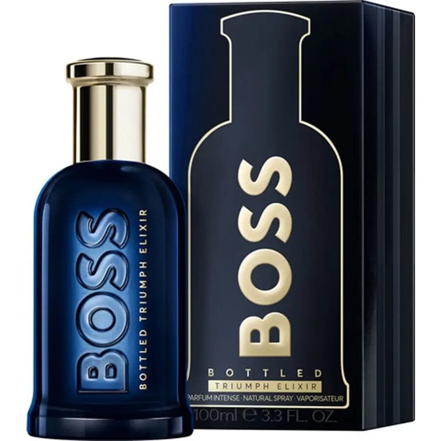 Bottled Triumph Elixir Intense By Hugo Boss For Men 3.3oz Parfum Spray by perfumesandrea