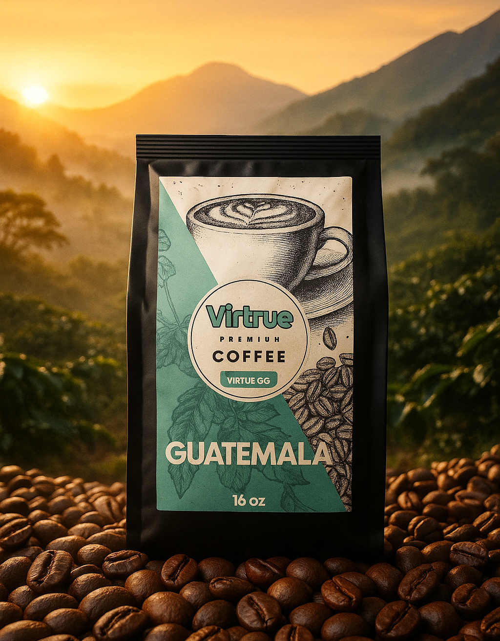 Light Roast Coffee – 16oz | Smooth, Small Batch, Expertly Roasted by Virtrue