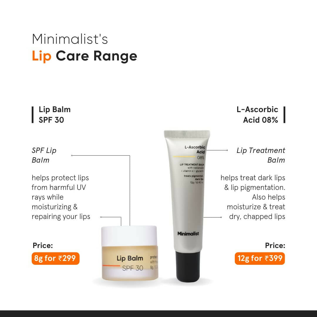 Minimalist 8% L-Ascorbic Acid Lip Treatment Balm by Dista