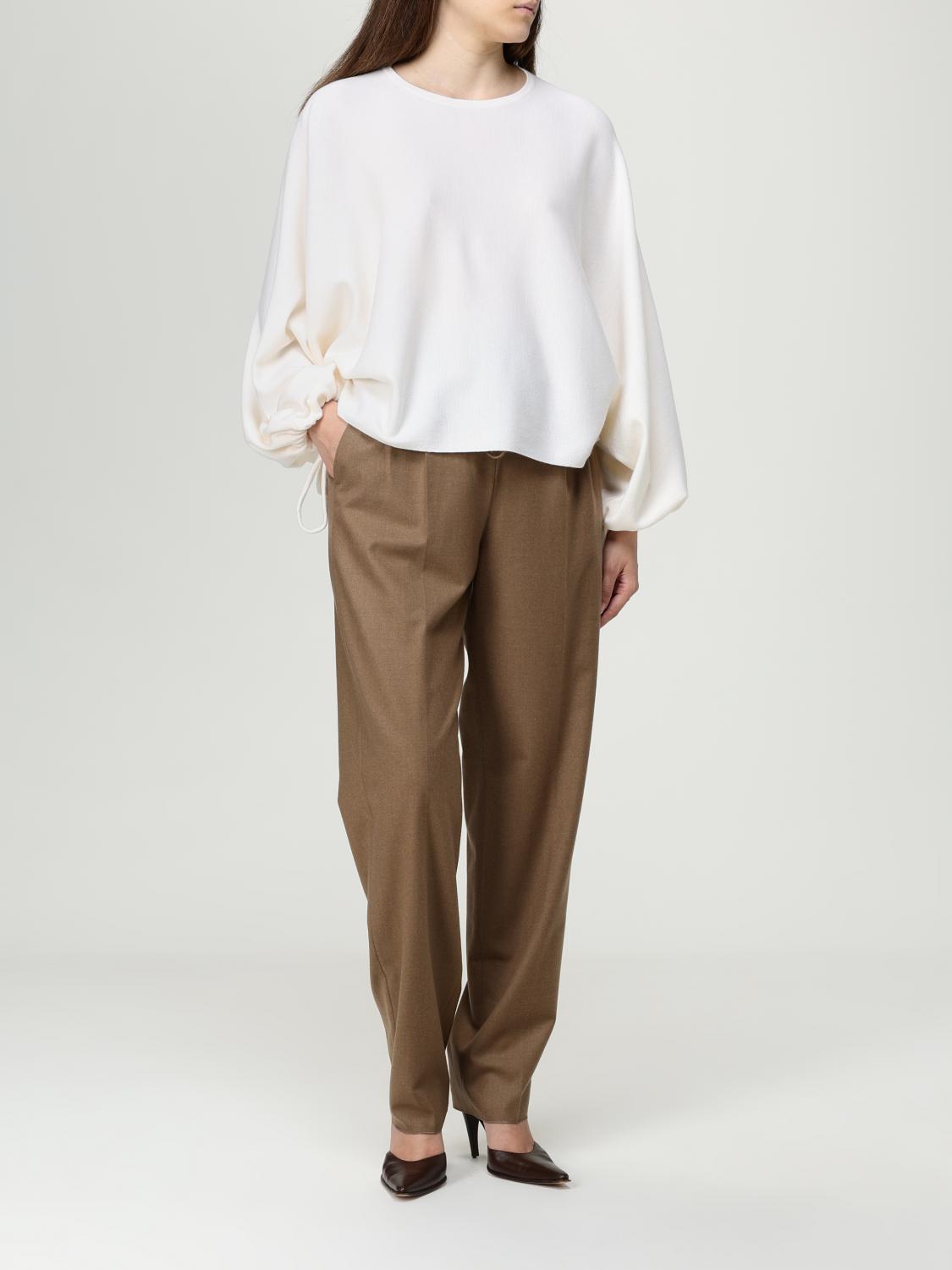 Max Mara Pants Woman Brown DestGlow