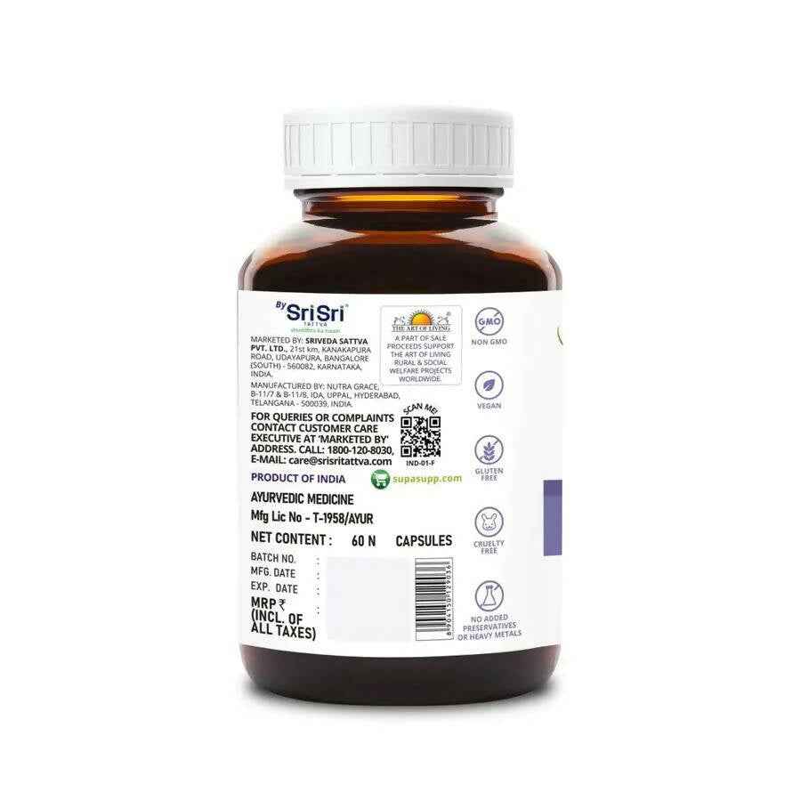 Sri Sri Tattva Supasupp Flaxseed Oil Capsules