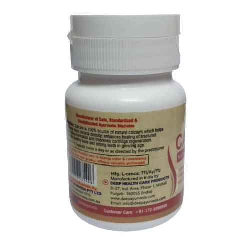 Deep Ayurveda Calcare 500mg Veg Capsules