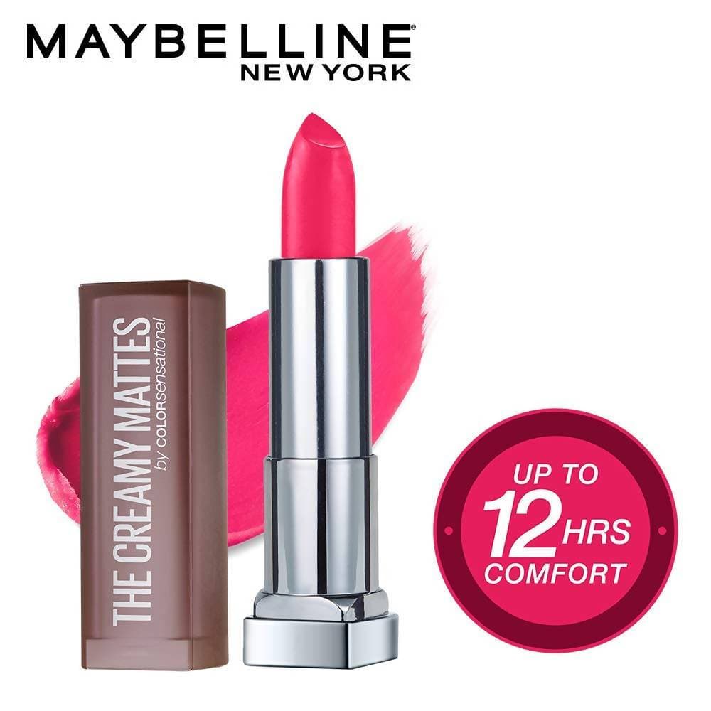 Maybelline New York Color Sensational Creamy Matte Lipstick / 630 Flaming Fuchsia by Dista