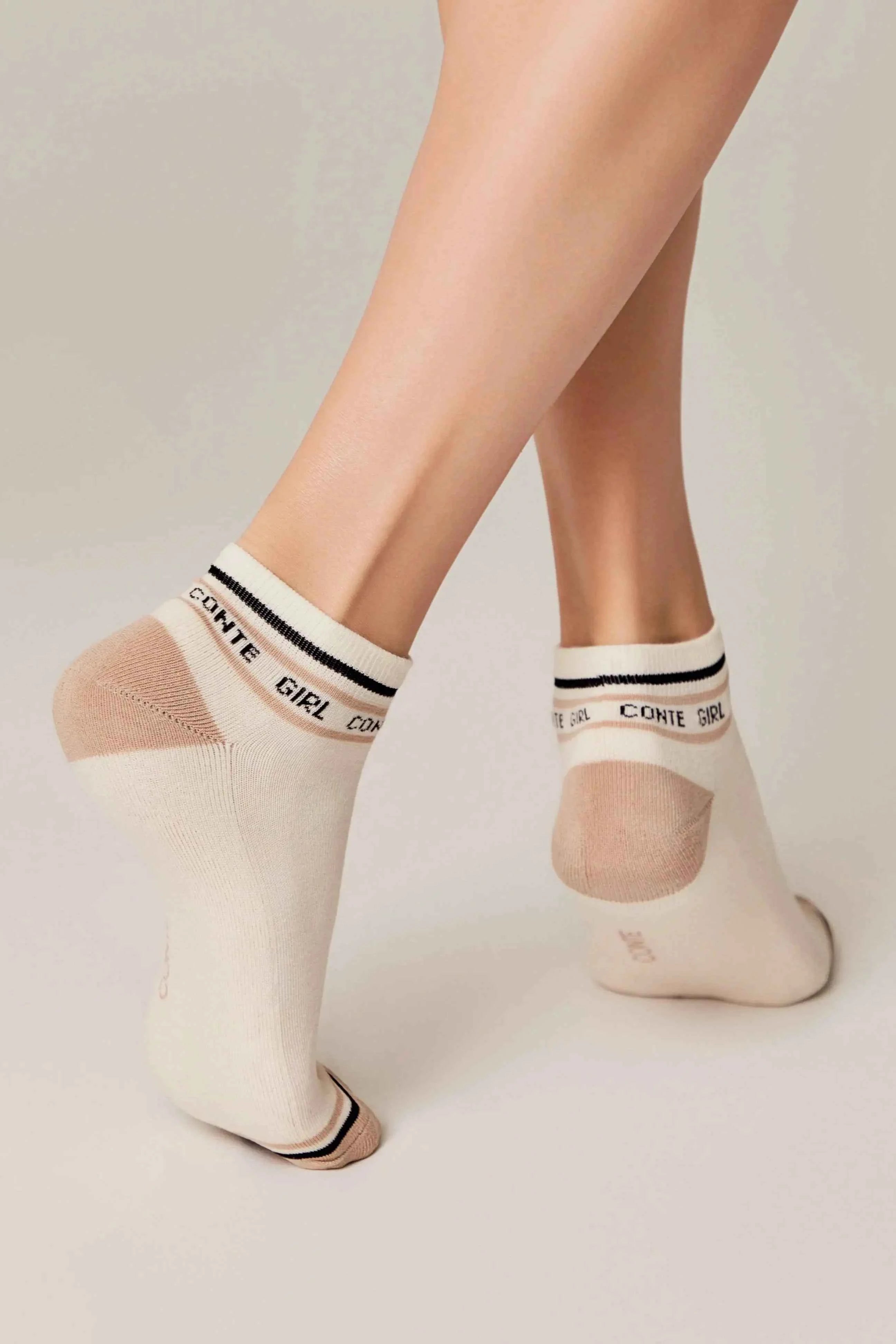 Cotton Ankle Socks Conte Active 572 - Terry Foot