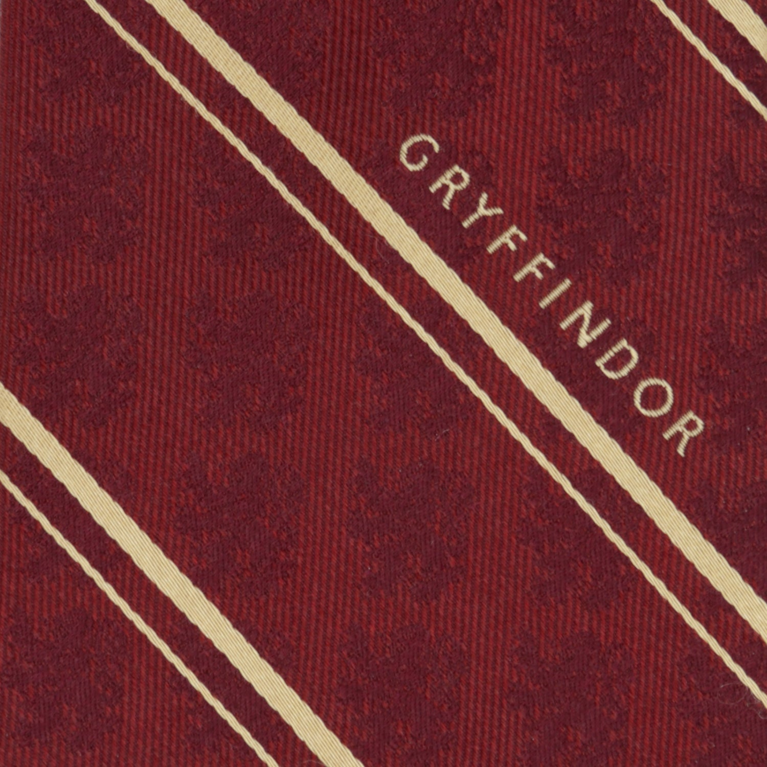 Harry Potter Gryffindor Maroon Stripe Silk Men&