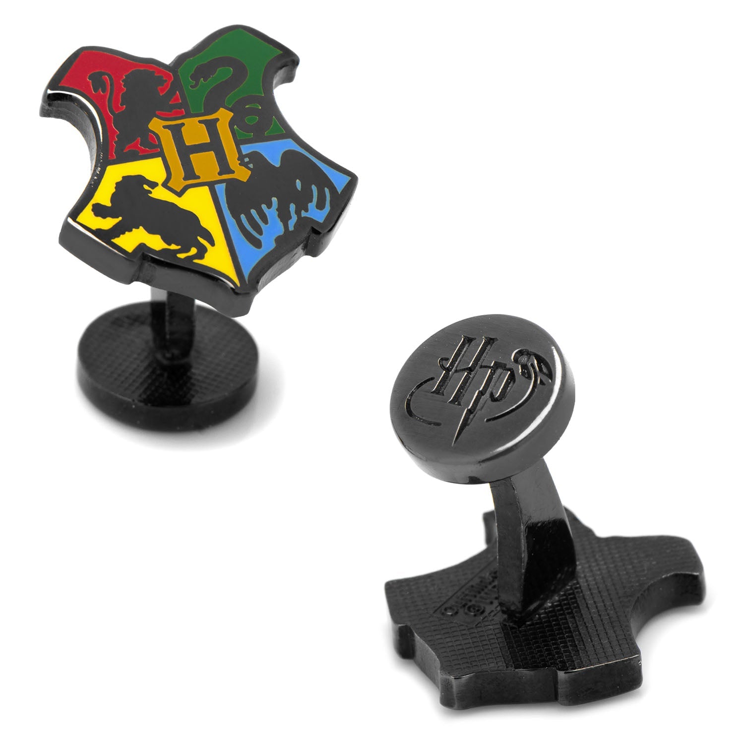 Harry Potter Hogwarts Shield Cufflinks by Cufflinks.com