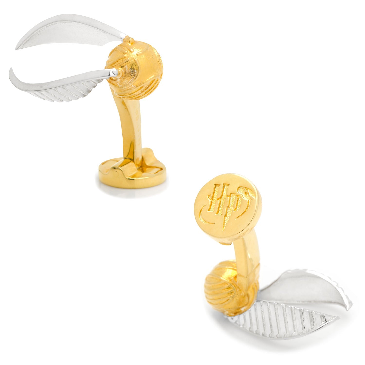 Harry Potter Golden Snitch 3D Cufflinks by Cufflinks.com