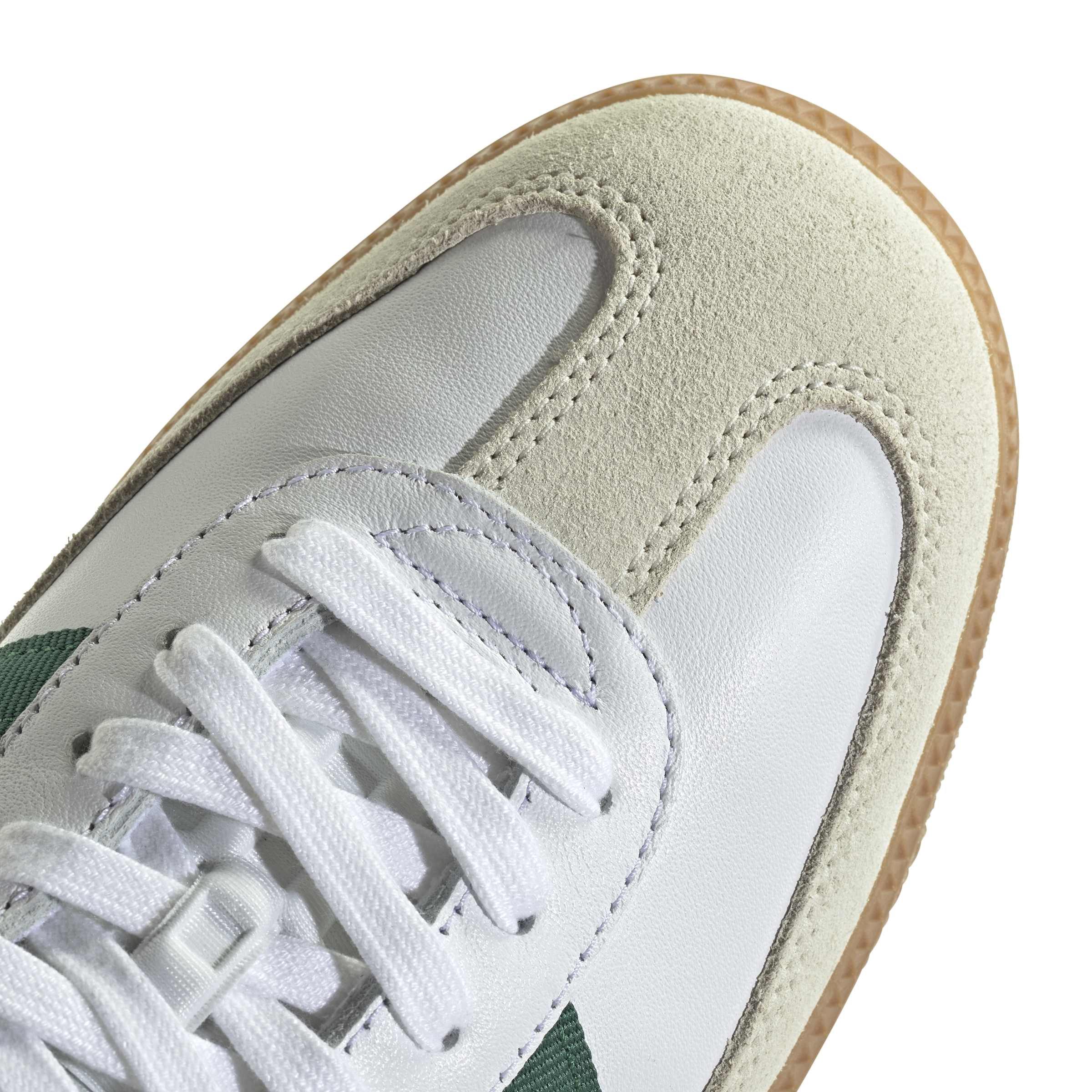 Adidas Mens Samba OG - White/Scarlet/Dark Green by Denim Exchange