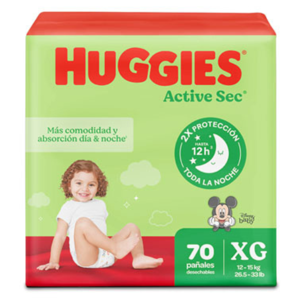 HUGGIES Little Movers Active Sec Diapers, Size 4 DestGlow