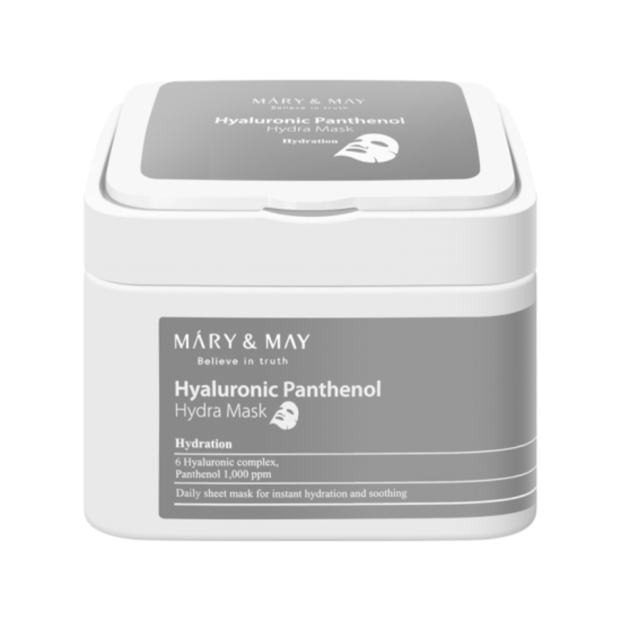 MARY & MAY - Hyaluronic Panthenol Hydra Mask 30pcs by HanBeauty