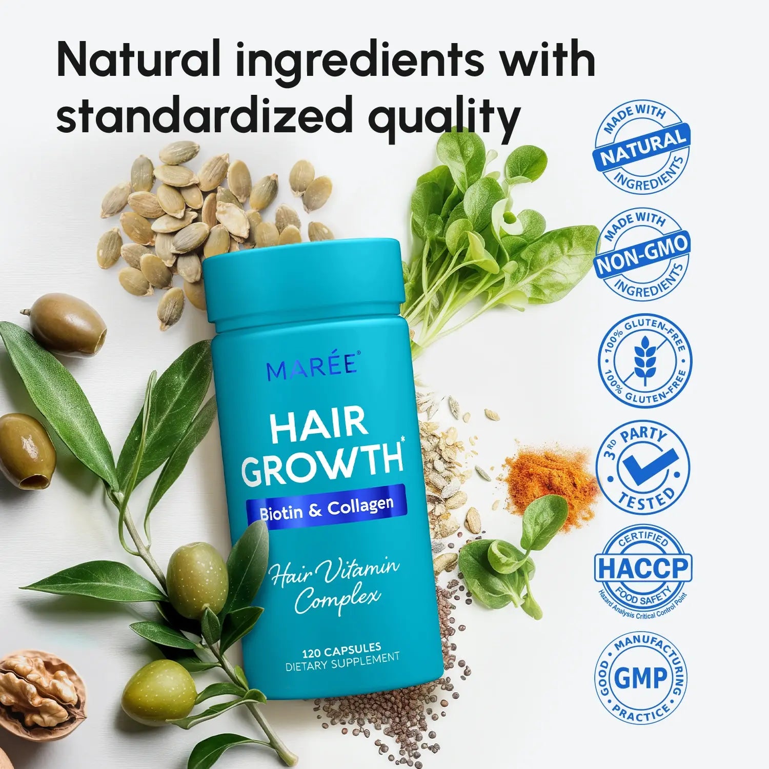 Biotin & Collagen Hair Growth Complex by Maree
