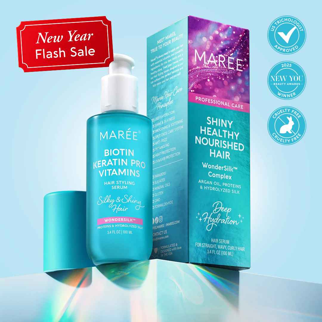 Keratin Oil Serum for Dry & Damaged Hair