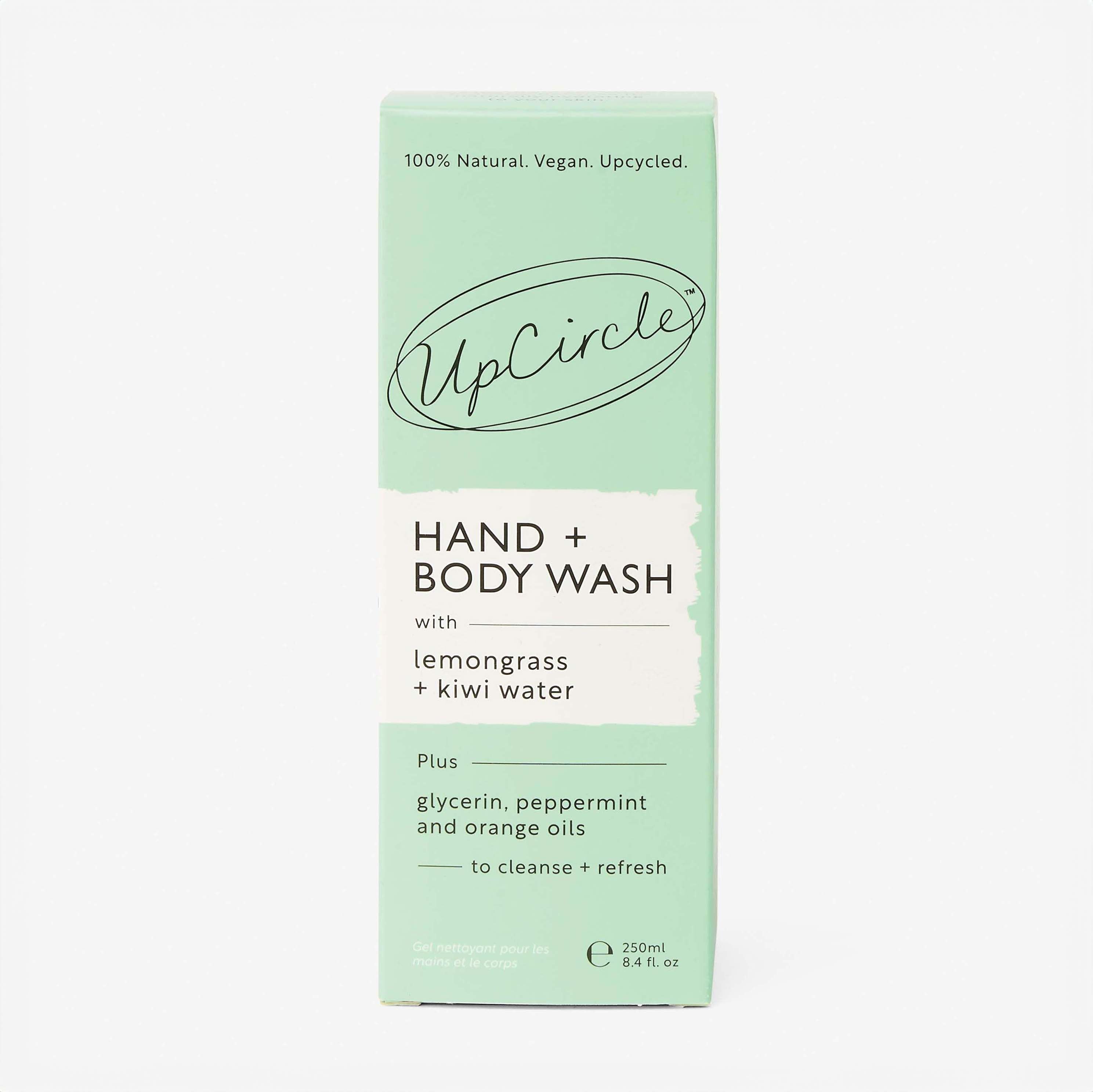 Natural Hand + Body Wash with Lemongrass by UpCircle