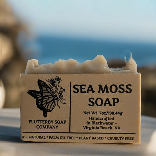 Organic Sea Moss Soap – Handcrafted Pure and Natural Bar Soap for Face & Body