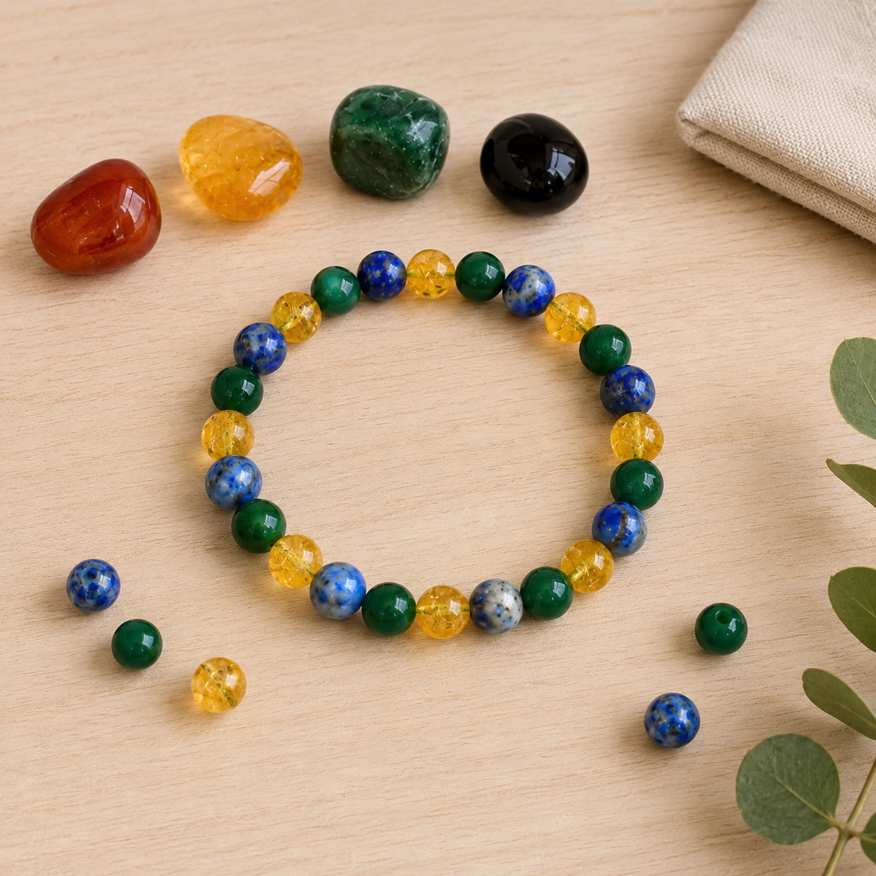 Promoting HAPPINESS Crystal Kit, Gemstone Tumble Kit, Happiness Crystal Gift Set