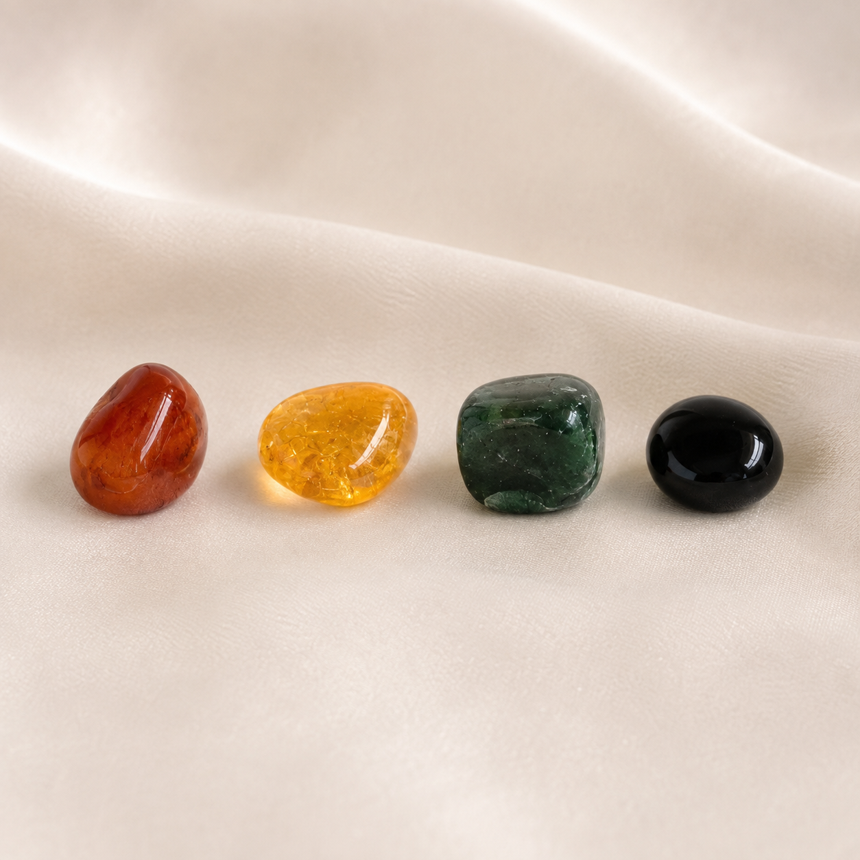 Promoting HAPPINESS Crystal Kit, Gemstone Tumble Kit, Happiness Crystal Gift Set
