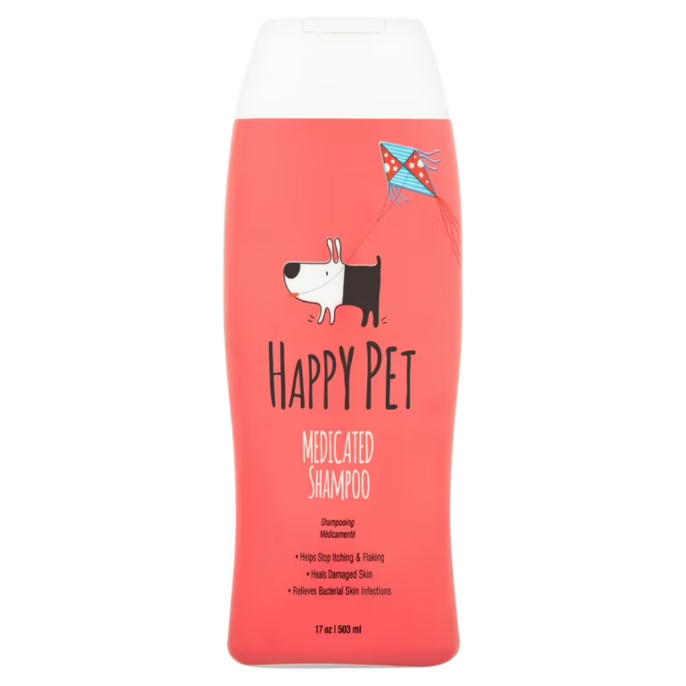 Happy Pet Medicated Shampoo (17oz) DestGlow