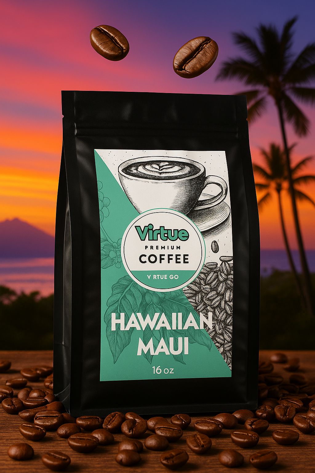 Medium-Dark Roast Coffee – 16oz | Balanced, Small Batch, Expertly Roasted by Virtrue