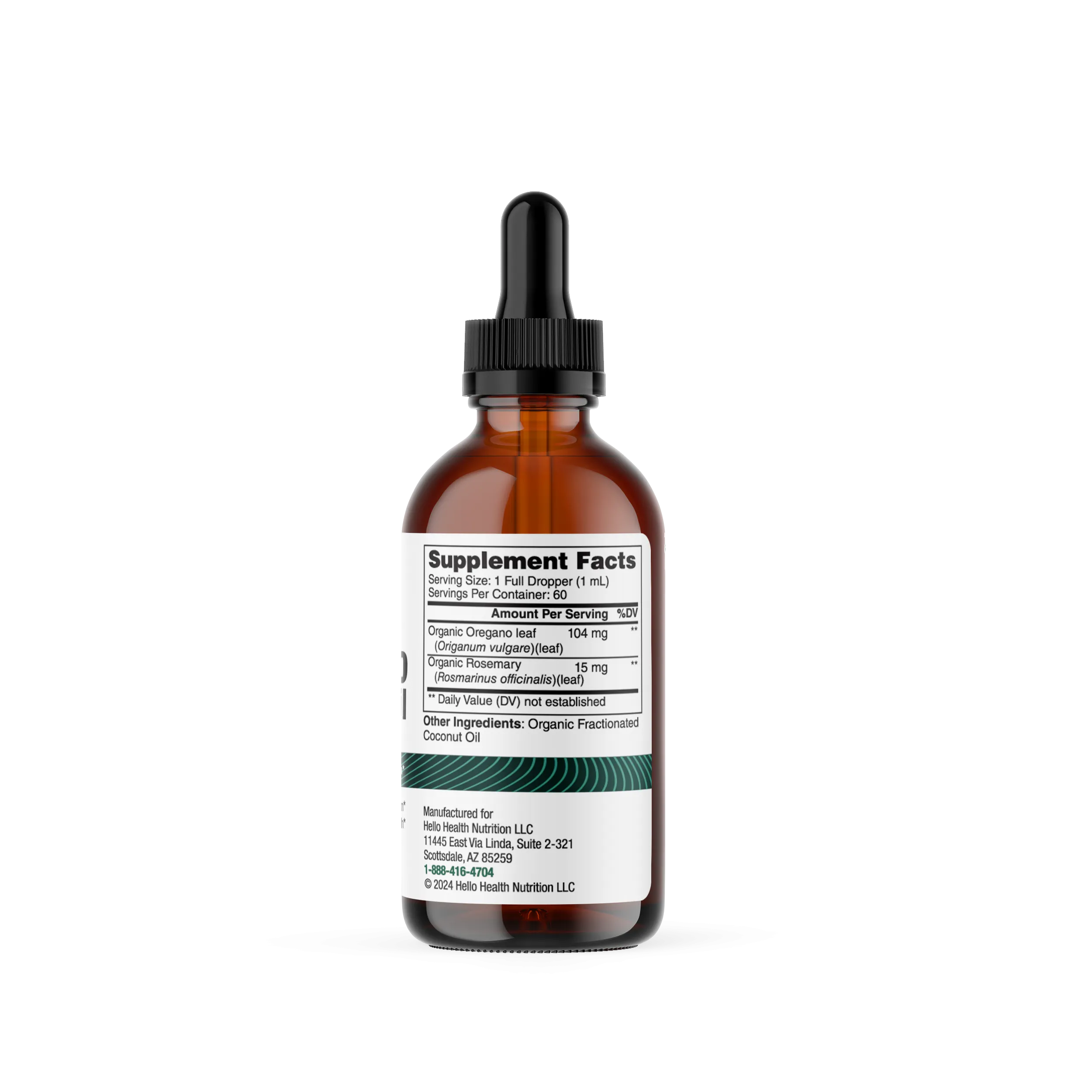 Organic Oregano Infused Oil Liquid Drops by hellohealth