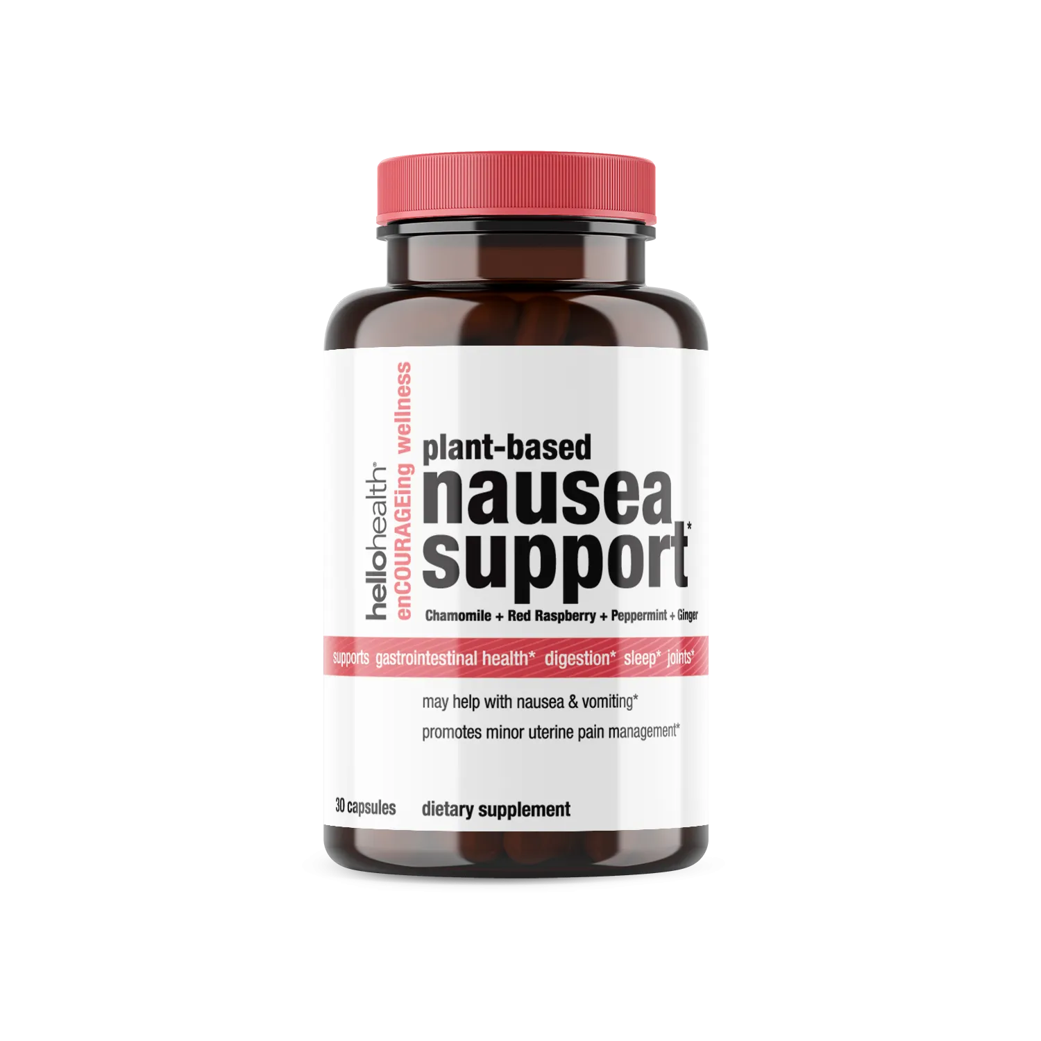 Plant-based Nausea Support by hellohealth
